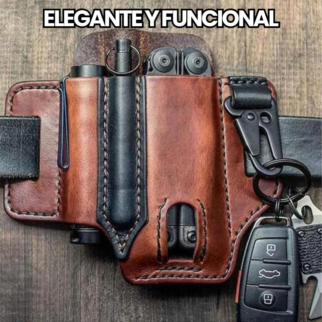 FUNDA MULTIUSOS EN CUERO PARA CINTURÓN®