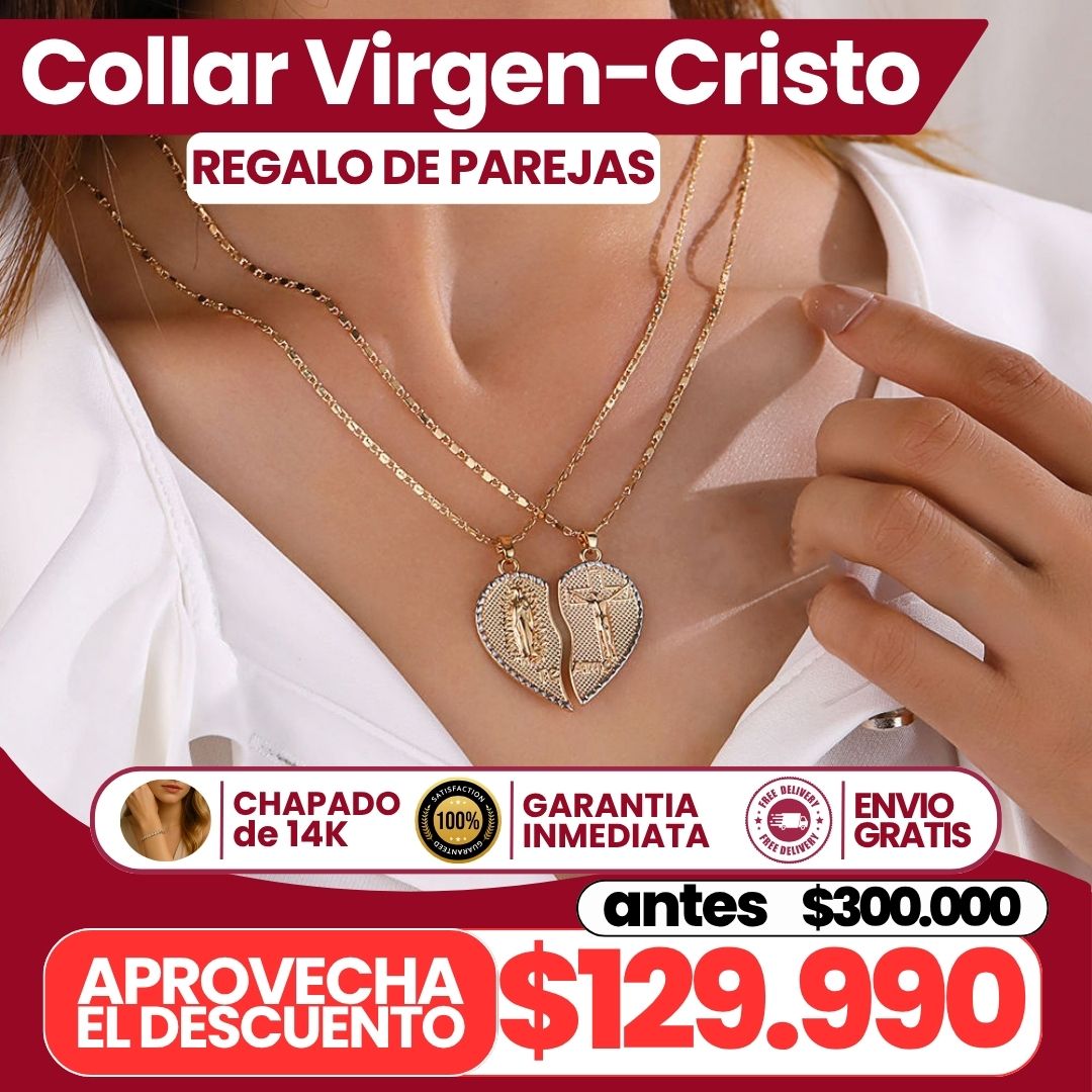 Collar Virgen -Cristo