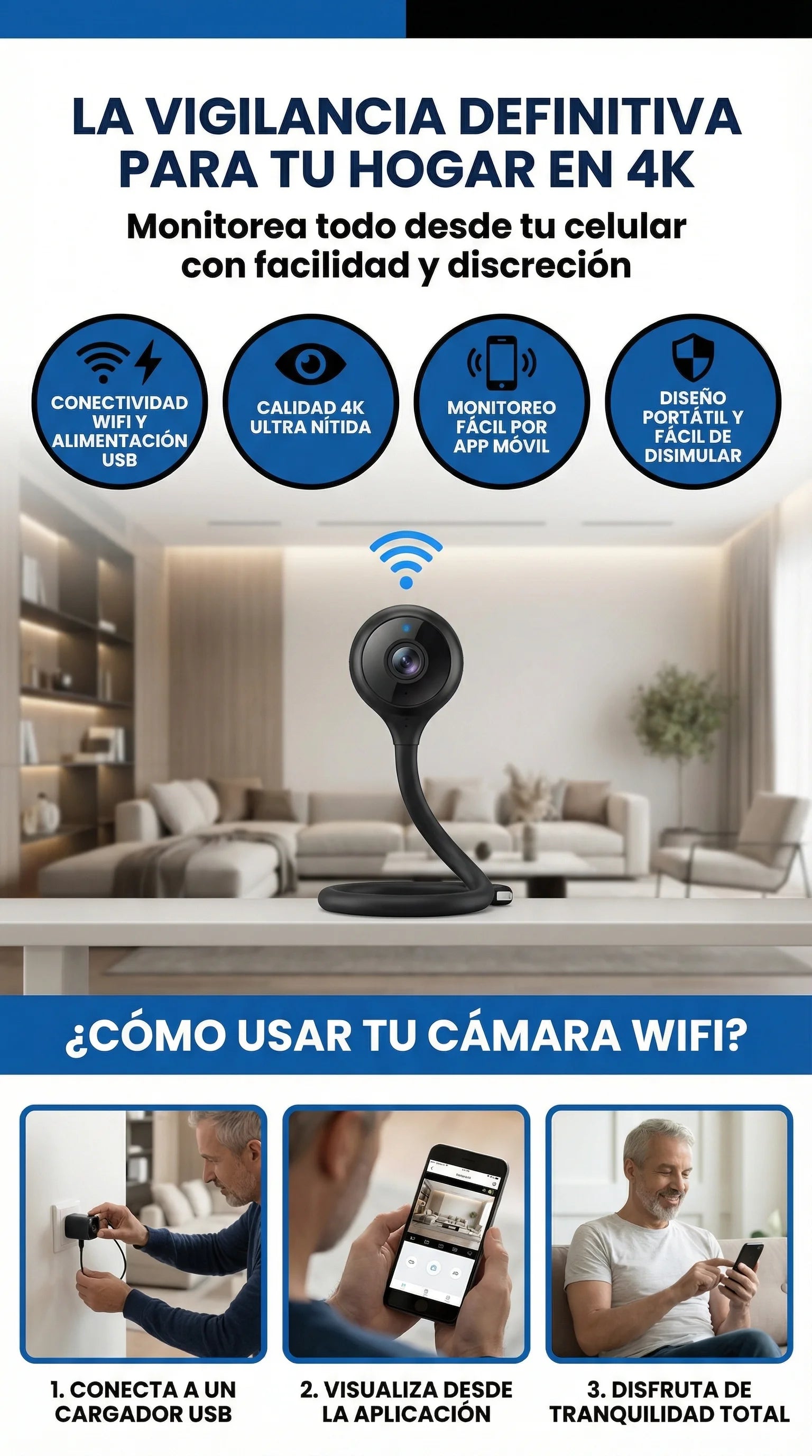 FlexCam - MiniCAM WIFI 4K