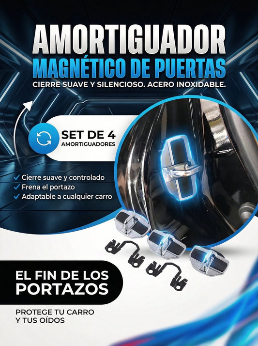 Amortiguador magnetico para puerta de carros